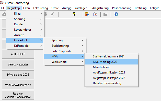 Detaljer mva-melding - kontroll med pivot