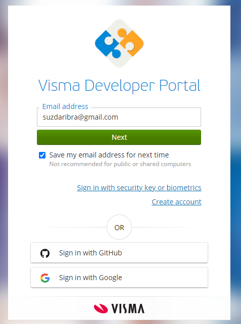 Creating and managing apps on Visma App Store