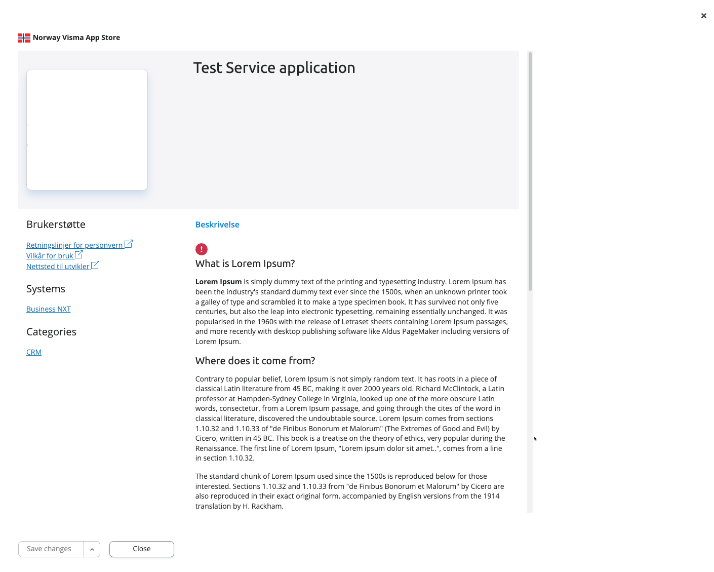 Guideline for publishing application in Developer Portal