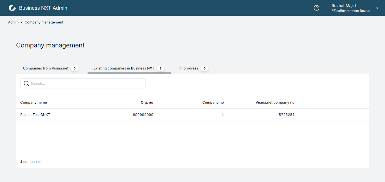 Getting Started with Business NXT