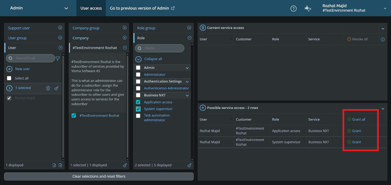 Getting Started with Business NXT